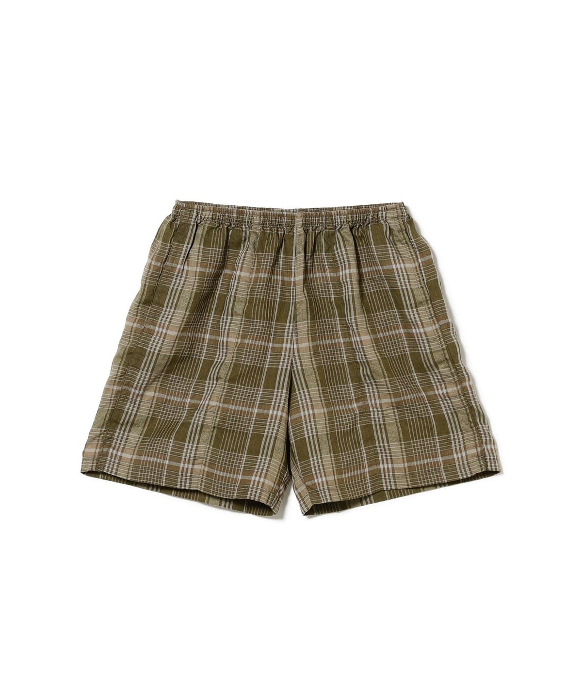 GYM Shorts Mesh Plaid パンツ MEN OLIVE M GYM Shorts Mesh Plaid パンツ MEN OLIVE M