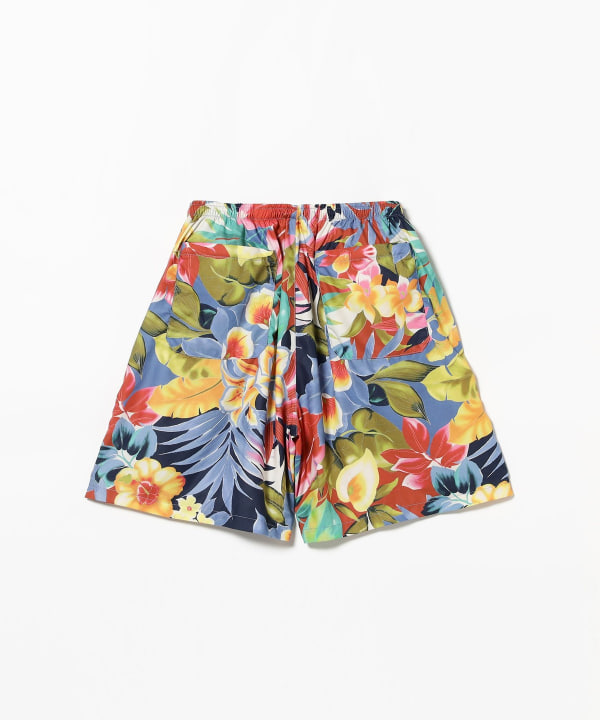 BEAMS PLUS（ビームス プラス）GYM Shorts Tropical Pattern