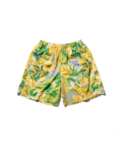 GYM Shorts Tropical Pattern Print