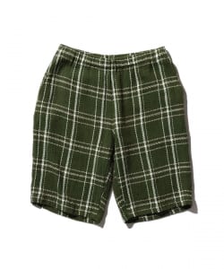 Easy Shorts Loose Weave Plaid