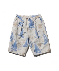 2 Pleats Relax Trousers Yacht Jacquard