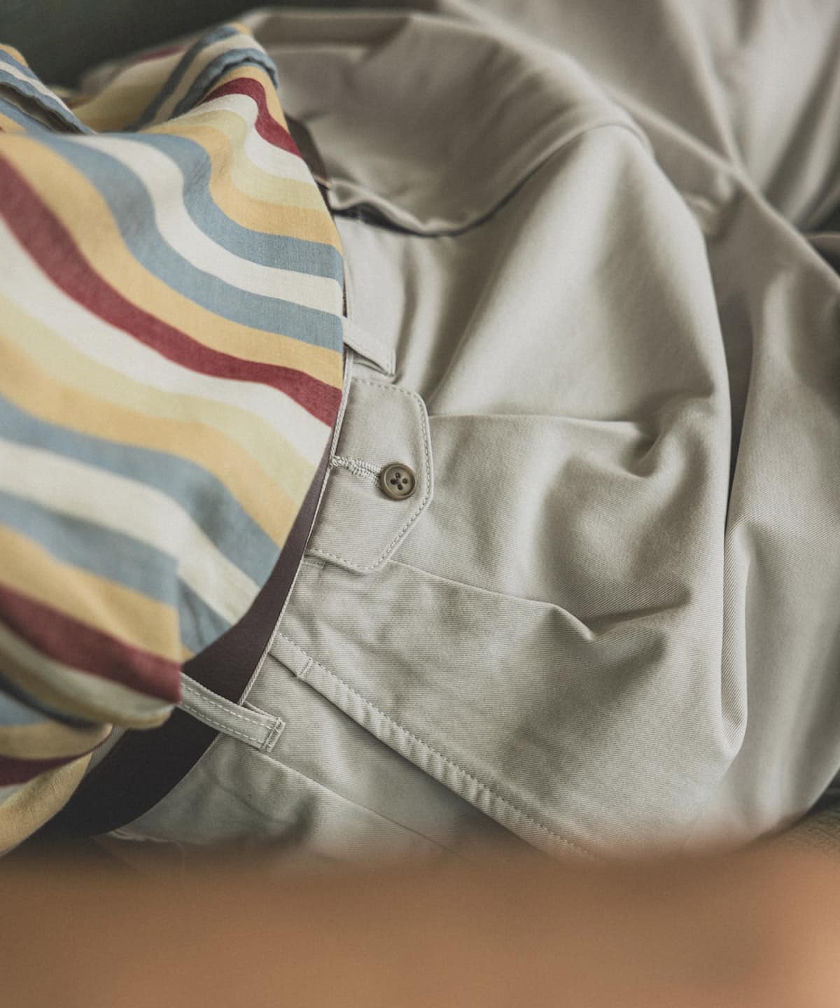 BEAMS PLUS（ビームス プラス）2 Pleats Shorts Twill Bio Washed