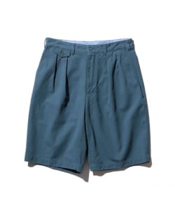 2 Pleats Shorts Twill Bio Washed