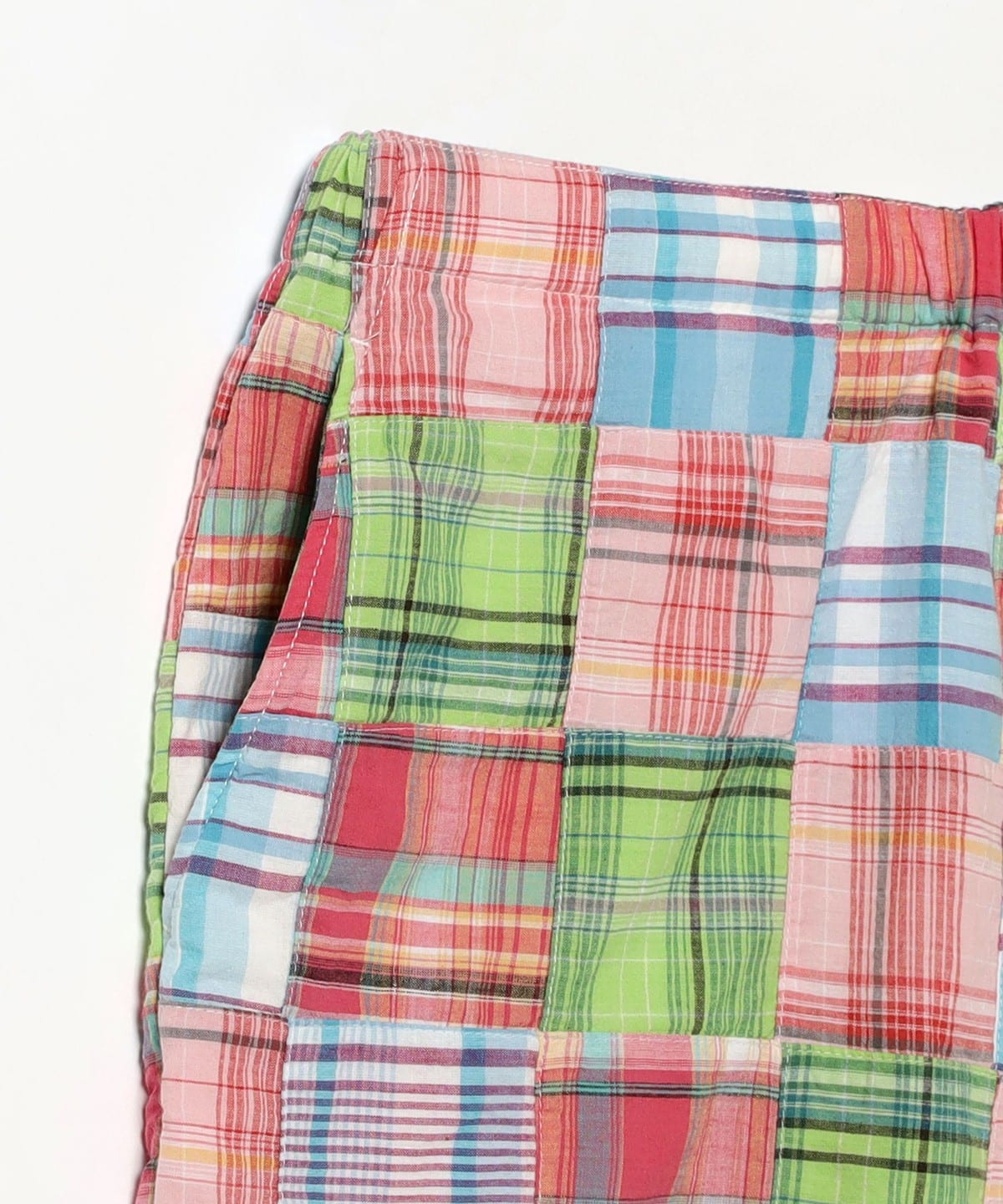 BEAMS PLUS（ビームス プラス）Easy Shorts Patchwork Madras（パンツ