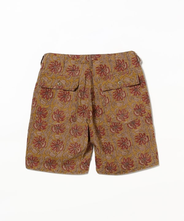 FATIGUE SHORT CORDUROY Sファティーグショーツ 2023 Engineered Garments - Fatigue Short - Floral Printed