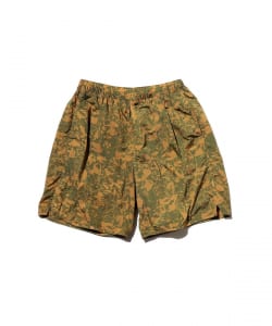 MIL Athletic Shorts Camo Print Garment Dye