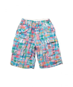 Beach 6 Pocket Shorts Patchwork Madras