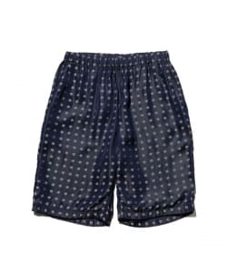 Easy Shorts Cupro Dot Pattern