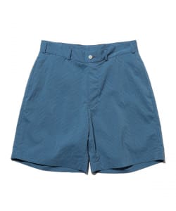 Plain Front Shorts Seersucker Gingham