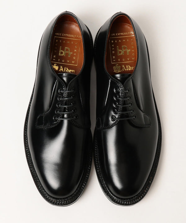 ALDEN × BEAMS PLUS / 別注 Plane Toe Oxford Black Calf