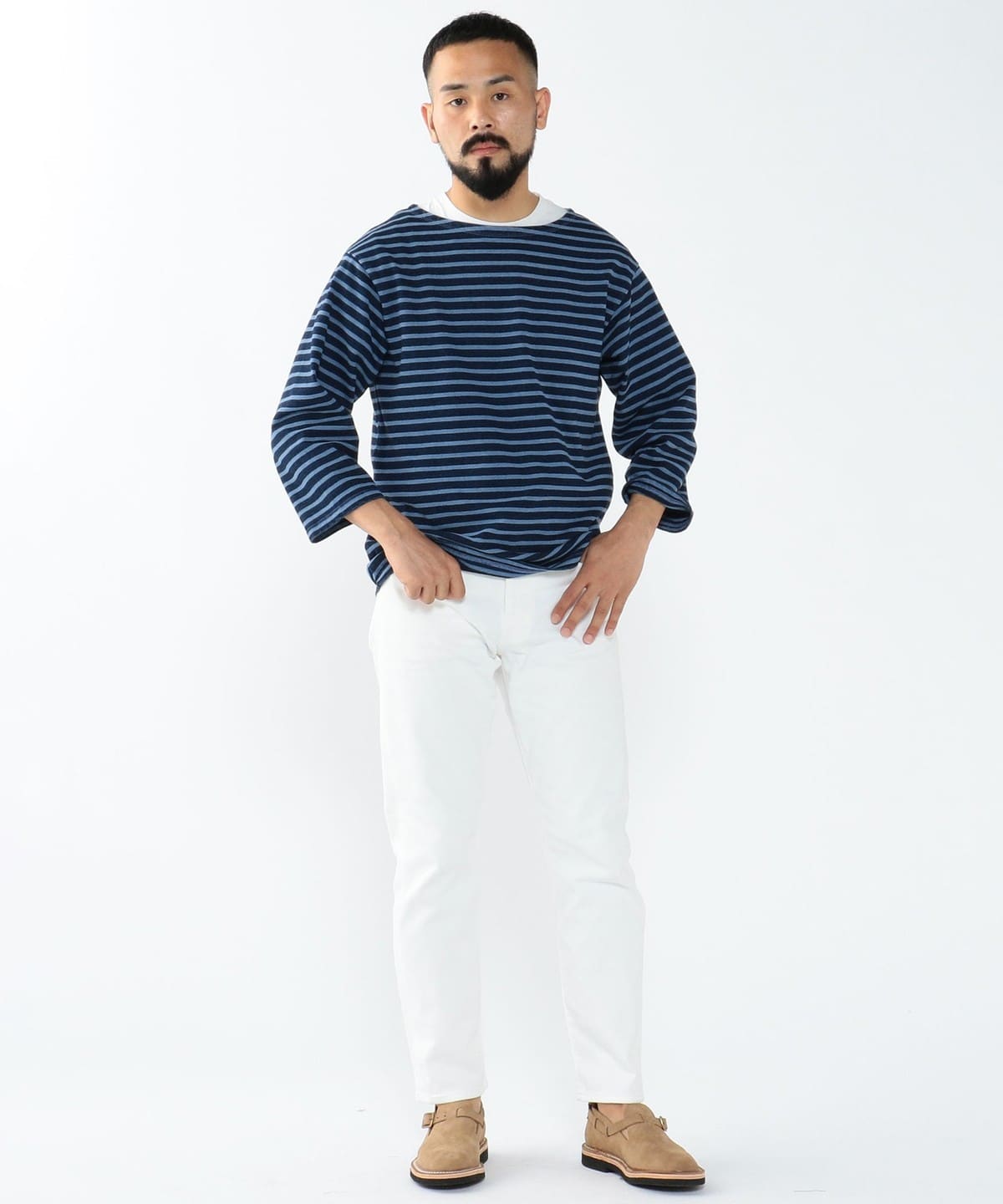 BEAMS PLUS（ビームス プラス）【別注】MOTO / HORSE BUTT SLIP-ON