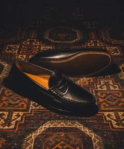 【別注】RANCOURT&Co. / Beefroll Penny Loafer Black Calf