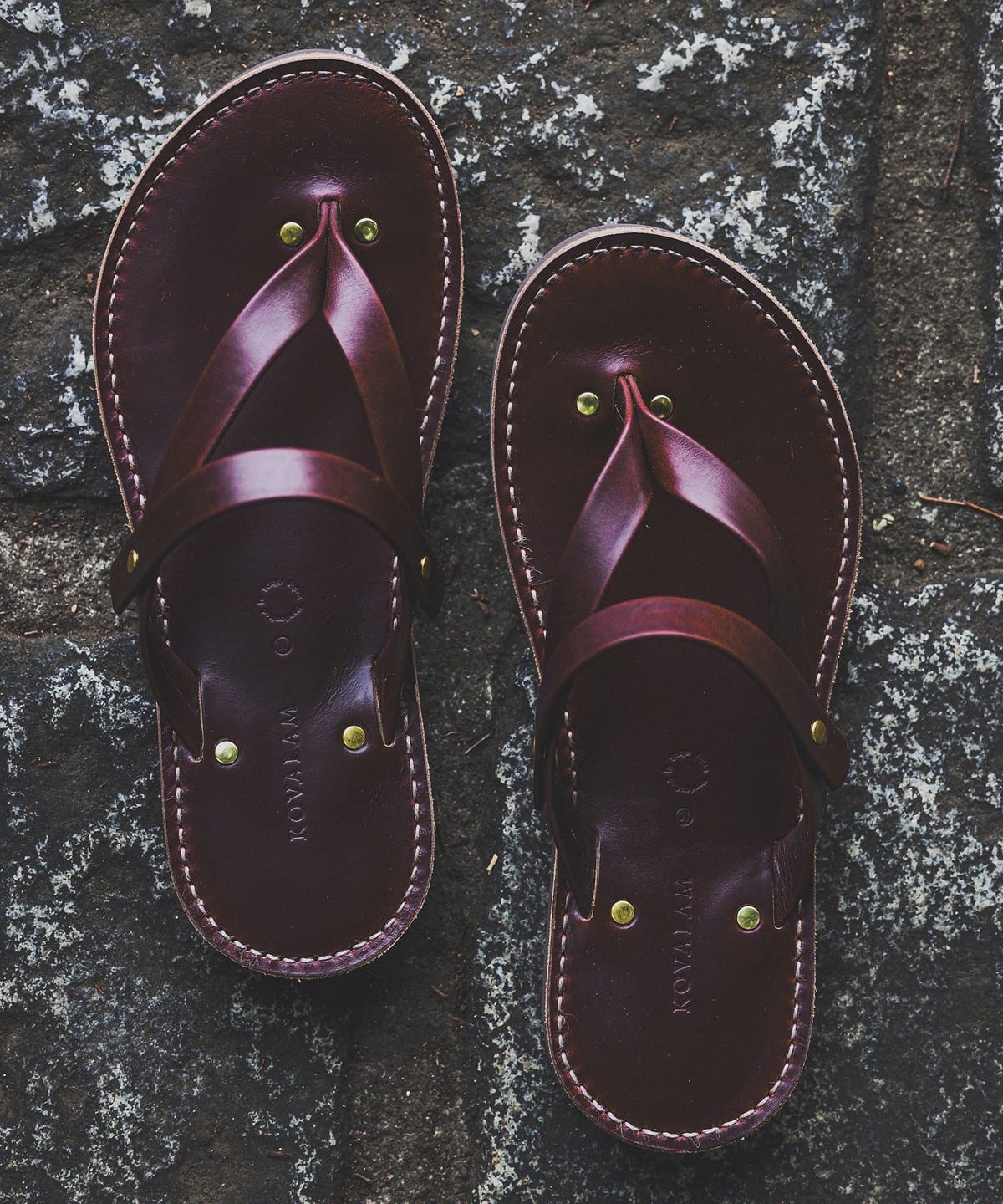 【別注】KOVALAM / Tongs Sandal シューズ MEN BURGUNDY XL