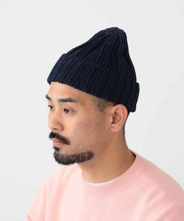 BEAMS PLUS（ビームス プラス）Watch Cap Linen Like Cotton（帽子 ニットキャップ）通販｜BEAMS