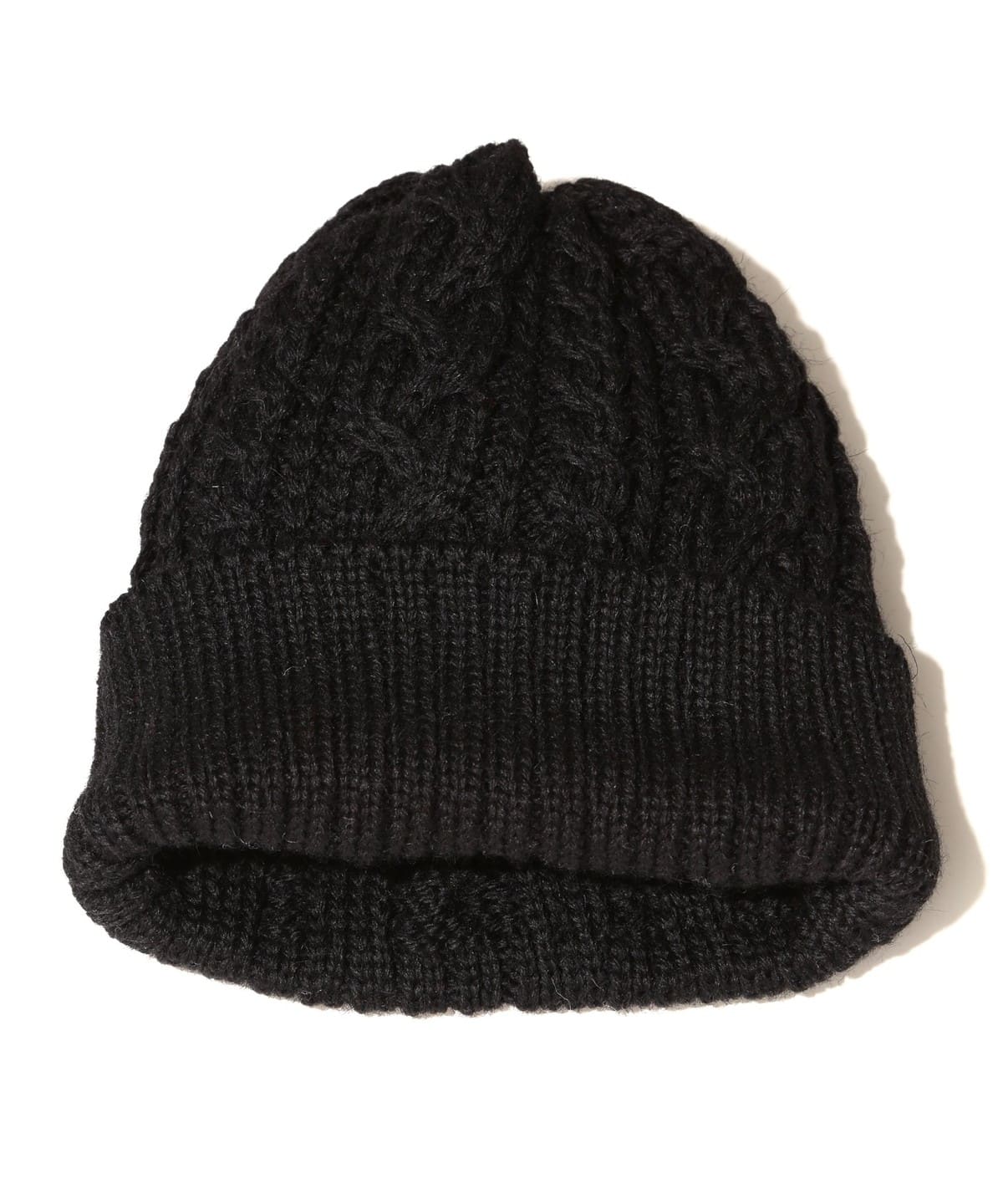 Cable Watch Cap 帽子 MEN BLACK ONE SIZE Cable Watch Cap 帽子 MEN BLACK ONE SIZE