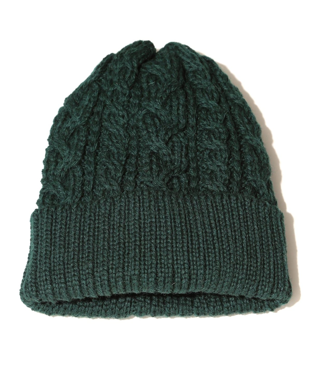 Cable Watch Cap 帽子 MEN D. GRN ONE SIZE Cable Watch Cap 帽子 MEN D. GRN ONE SIZE