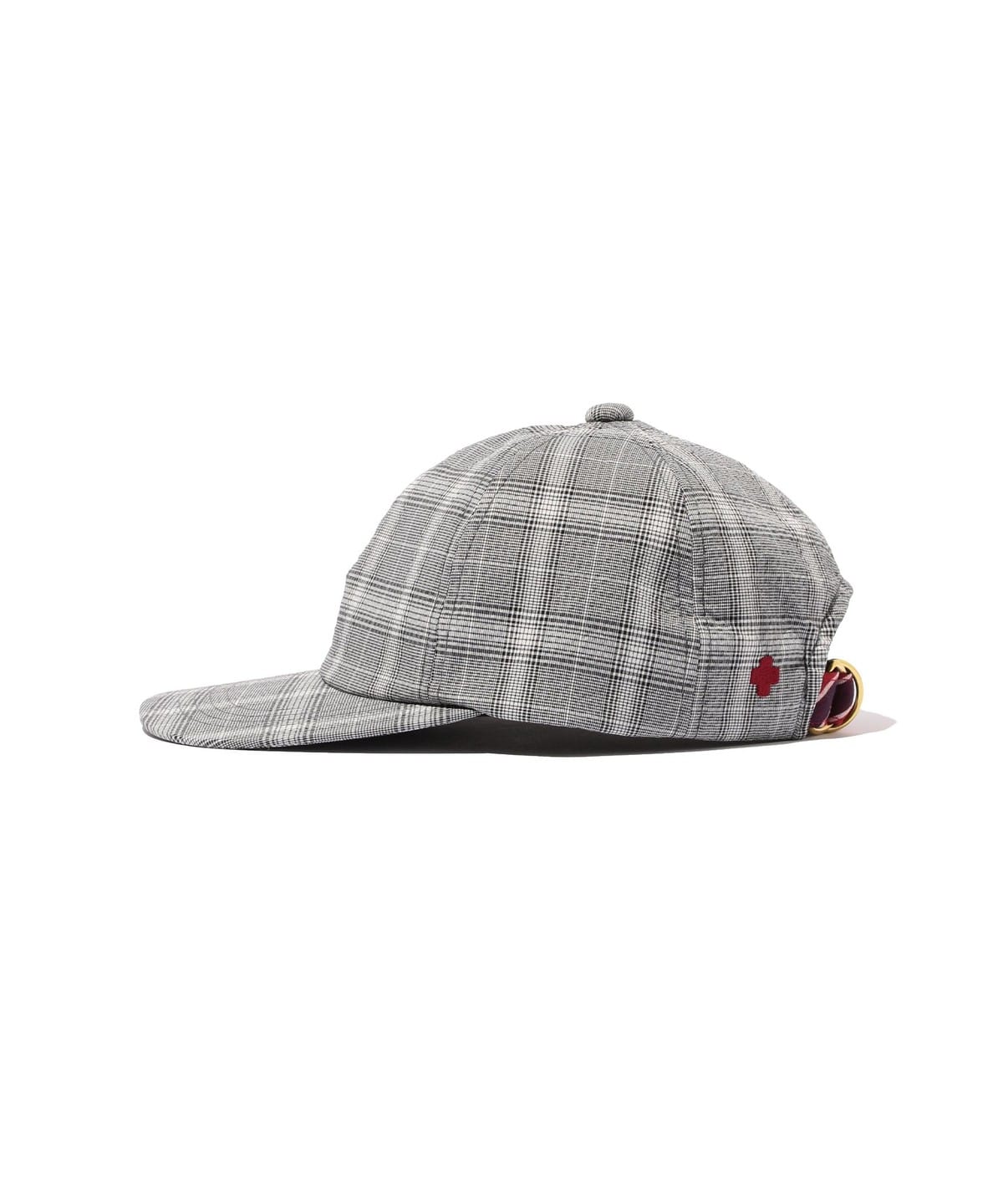 6 Panel Regimental Strap Sucker 帽子 MEN GLEN CHECK FREE 6 Panel Regimental Strap Sucker 帽子 MEN GLEN CHECK FREE