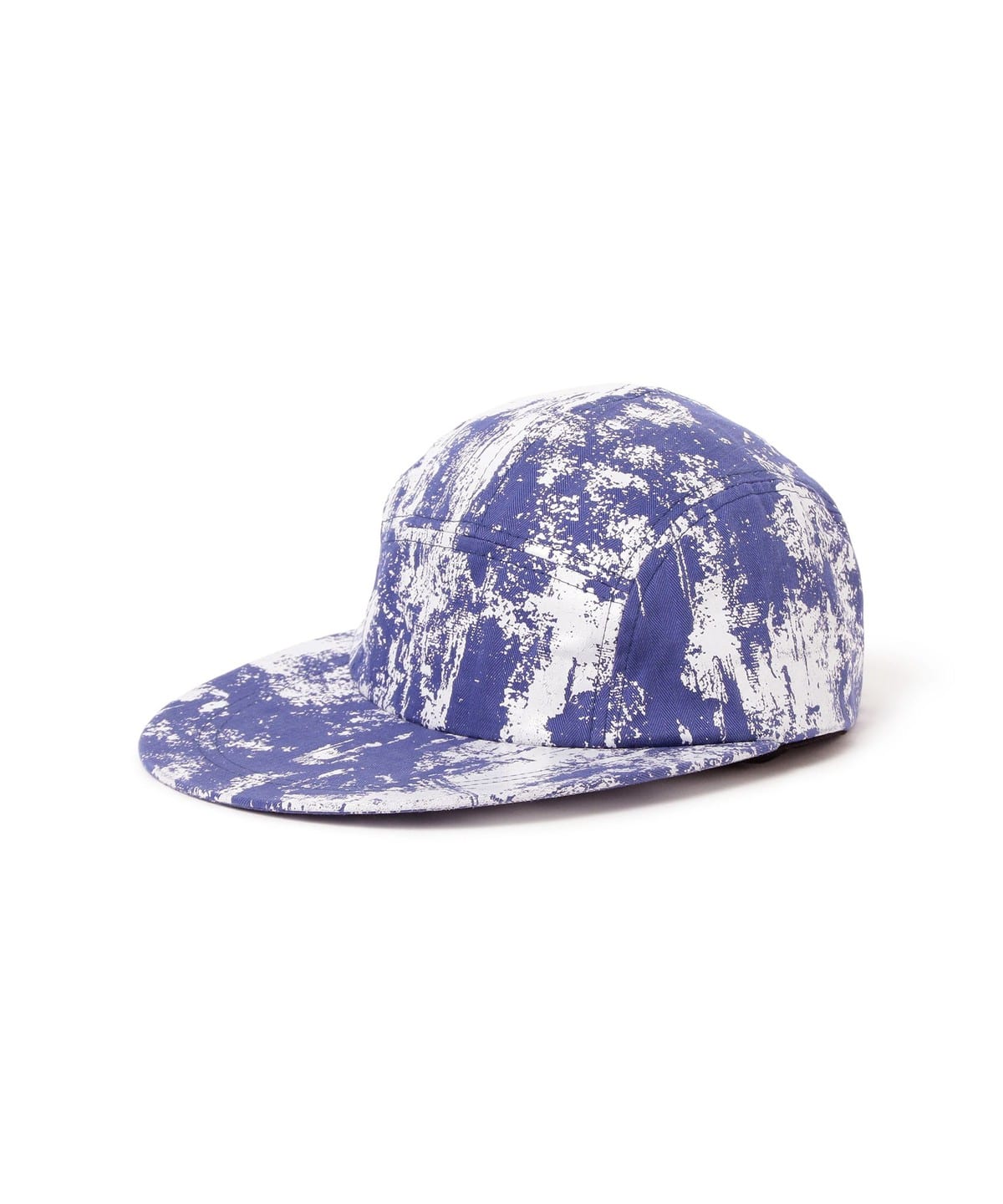 5PNL Long bill Cap Herringbone on Paint Print 帽子 MEN BLUE ONE SIZE 5PNL Long bill Cap Herringbone on Paint Print 帽子 MEN BLUE ONE SIZE