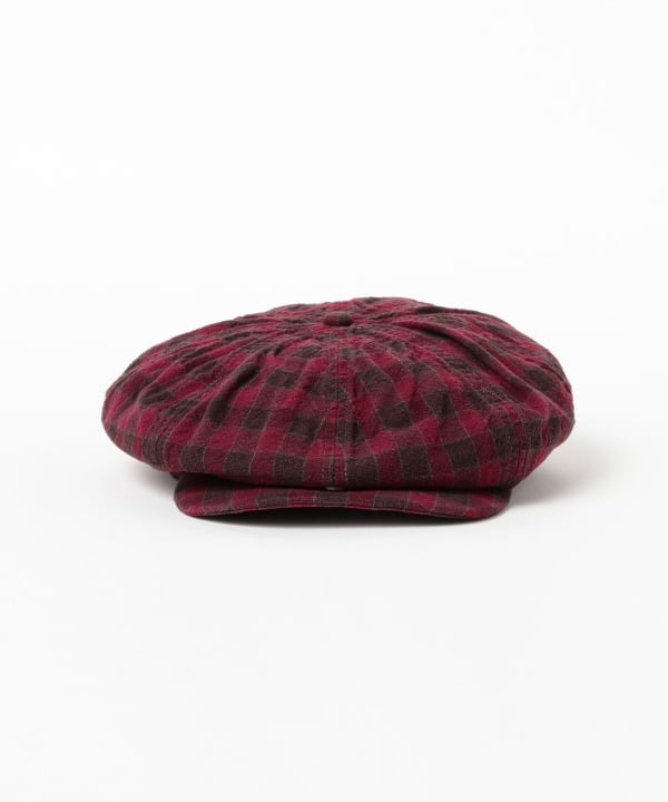 BEAMS PLUS (BEAMS PLUS) RRL / Checked Woven Newsboy Cap
