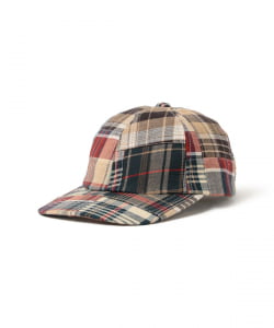 6 Panel Regimental Strap Madras PW