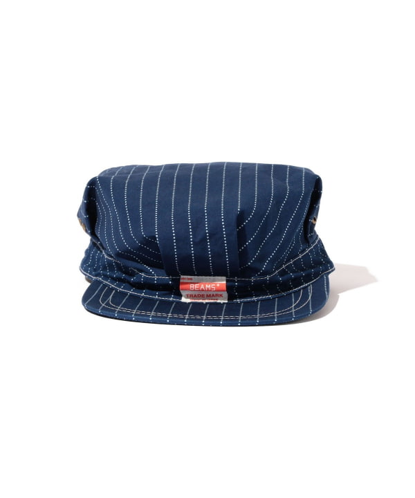 Work cap Indigo 3P Oxford Discharge Print Degreasing Wash