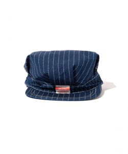 Work cap Indigo 3P Oxford Discharge Print Degreasing Wash