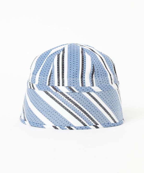 Gobb Hat Indigo "SASHIKO" Shadow Stripe