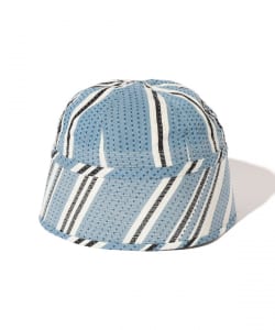 Gobb Hat Indigo "SASHIKO" Shadow Stripe