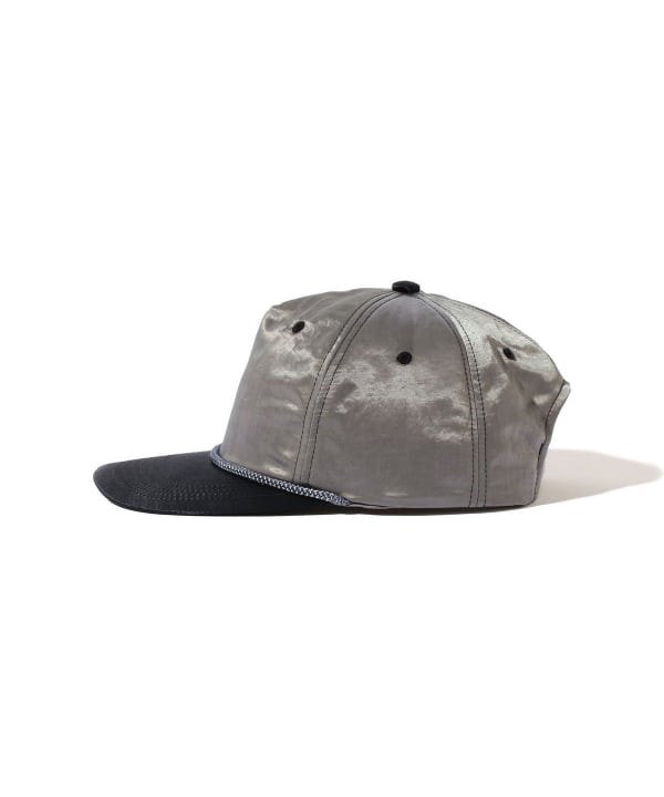 5Panel Cap Crinkle Nylon Satin