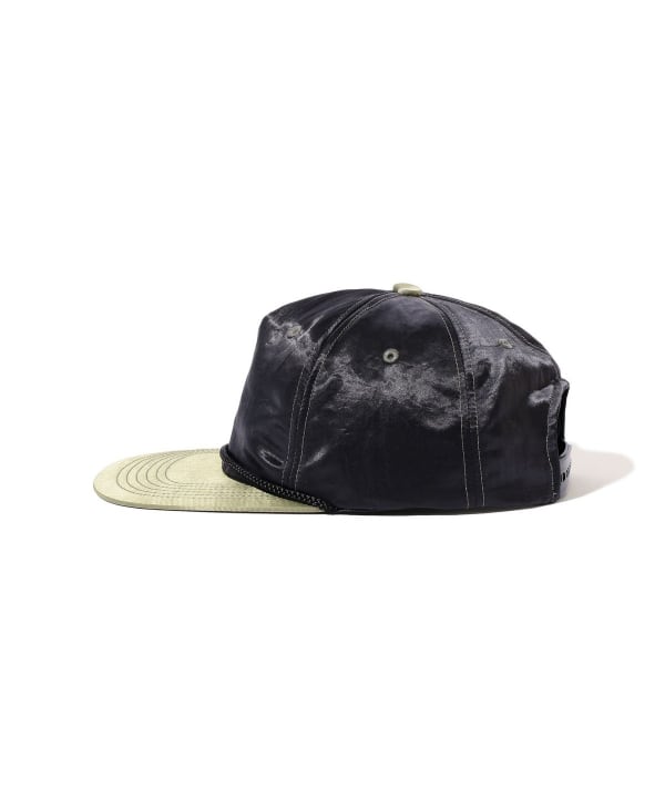 5Panel Cap Crinkle Nylon Satin