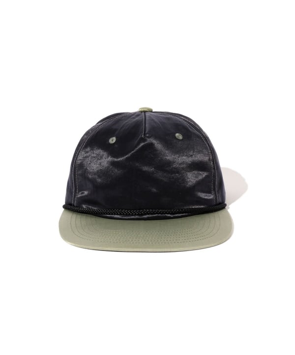 5Panel Cap Crinkle Nylon Satin