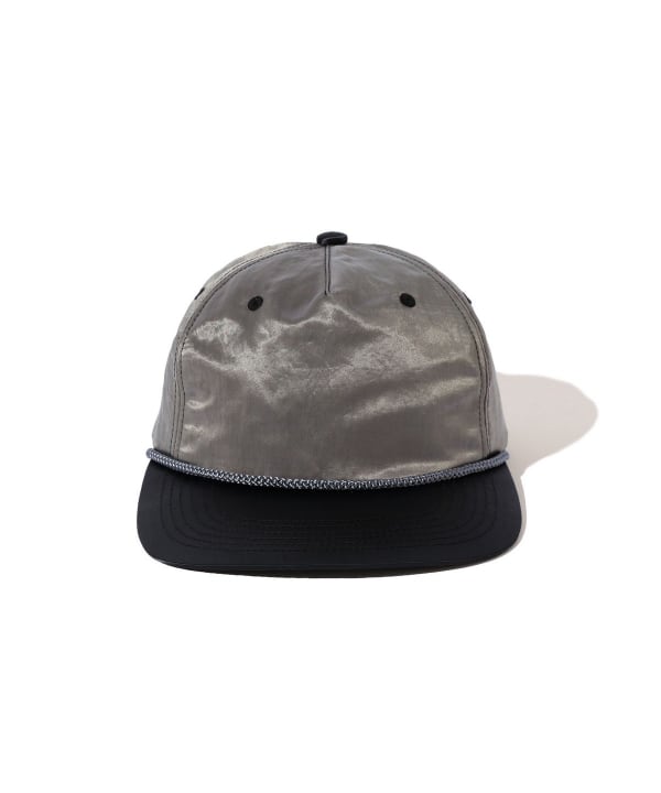 5Panel Cap Crinkle Nylon Satin