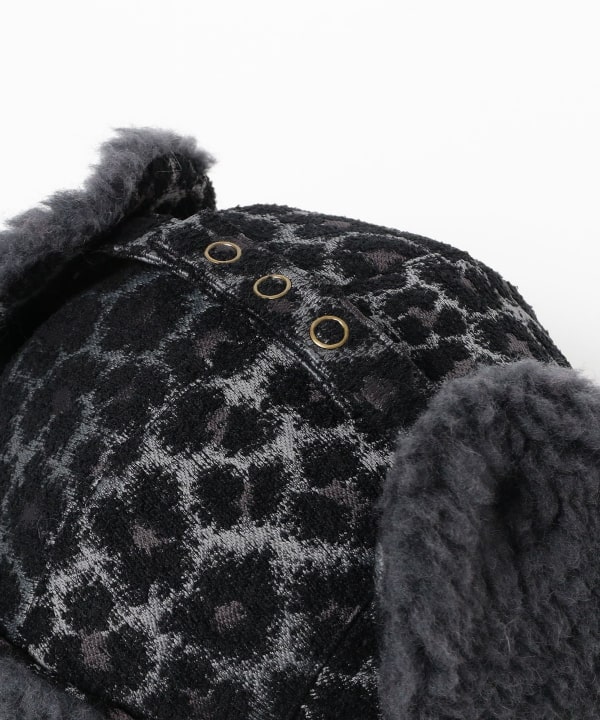 Flight Cap Leopard Jacquard