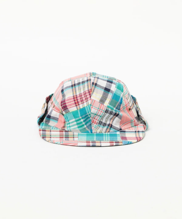 【別注】Quaker Marine Supply Co. / Neck flap swordfish  Patchwork Madras