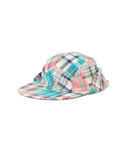 【別注】Quaker Marine Supply Co. / Neck flap swordfish  Patchwork Madras