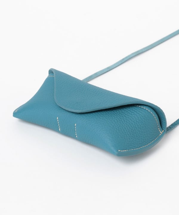 【別注】WORNCRAFT. / Glasses Case Perlinger Shrunken Calf leather