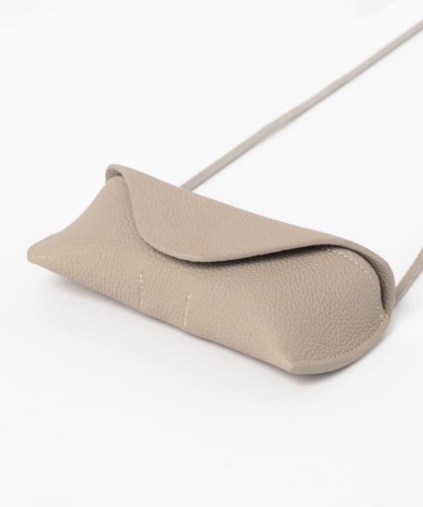 【別注】WORNCRAFT. / Glasses Case Perlinger Shrunken Calf leather