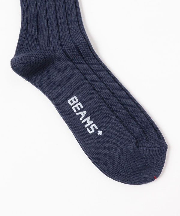 BEAMS PLUS（ビームス プラス）BEAMS PLUS / Solid Rib Socks（レッグウェア ソックス・靴下）通販｜BEAMS