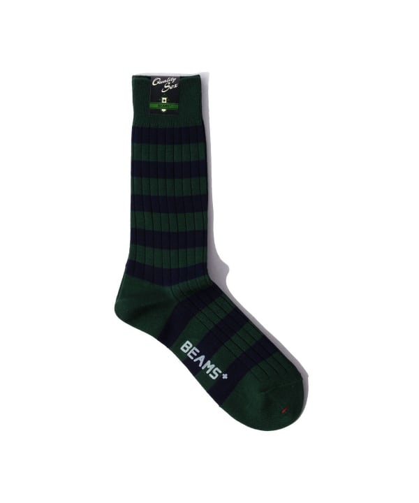 BEAMS PLUS（ビームス プラス）BEAMS PLUS / Rib Stripe Socks（レッグ