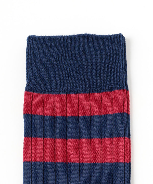 BEAMS PLUS（ビームス プラス）BEAMS PLUS / Rib Stripe Socks（レッグ