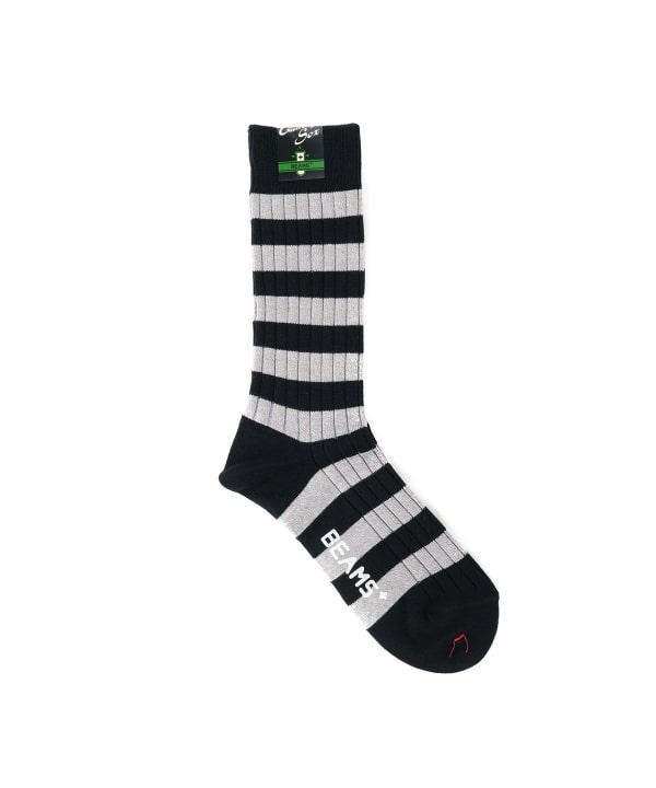 BEAMS PLUS（ビームス プラス）BEAMS PLUS / Rib Stripe Socks（レッグ