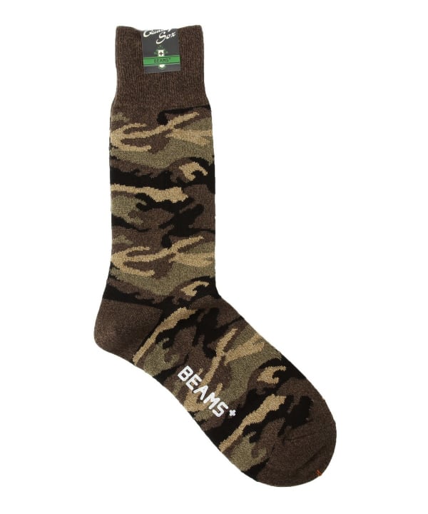 BEAMS PLUS（ビームス プラス）Melange Camo Socks（レッグウェア ソックス・靴下）通販｜BEAMS