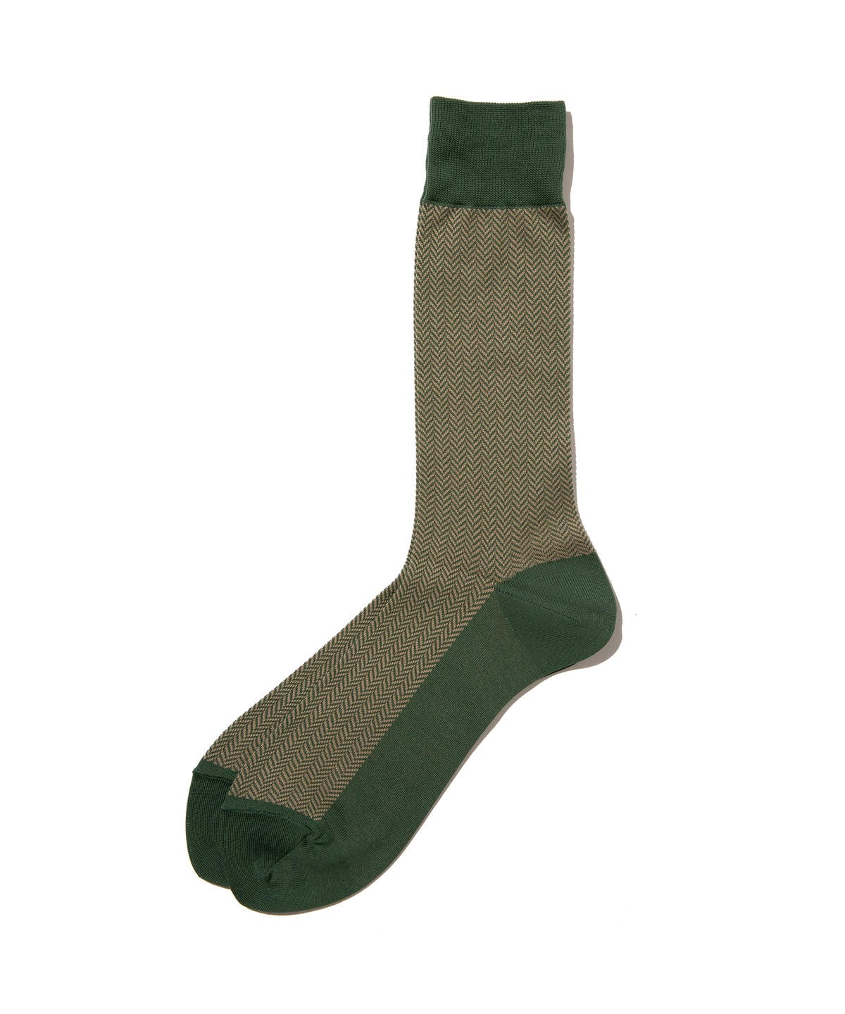 Herringbone Socks レッグウェア MEN OLIVE ONE SIZE Herringbone Socks レッグウェア MEN OLIVE ONE SIZE