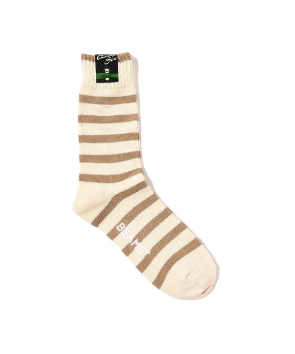 BEAMS PLUS（ビームス プラス）2 Tone Stripe Socks（レッグ