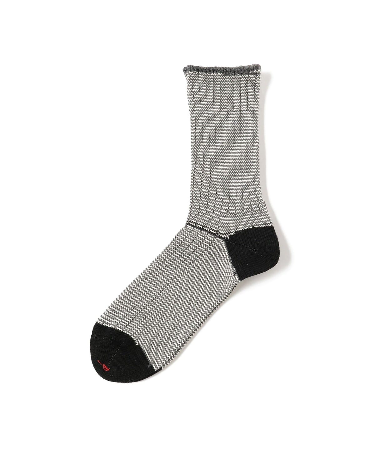 Pinstripe Rib Socks レッグウェア MEN BLACK/WHITE FREE Pinstripe Rib Socks レッグウェア MEN BLACK/WHITE FREE