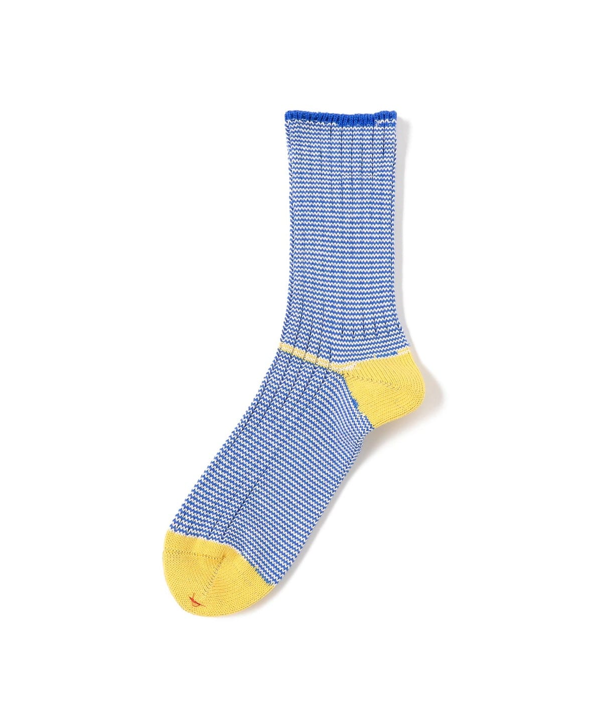 Pinstripe Rib Socks レッグウェア MEN BLUE/YELLOW FREE Pinstripe Rib Socks レッグウェア MEN BLUE/YELLOW FREE