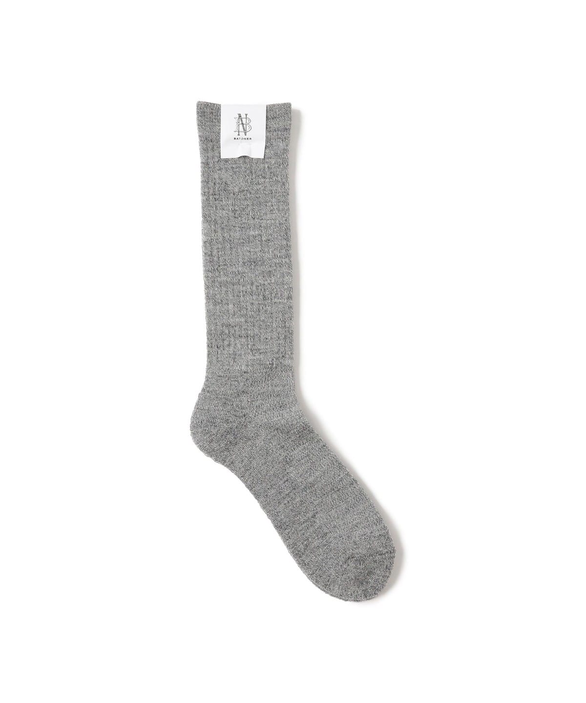 �y�ʒ��zBATONER �o�g�i�[ / WOOL PILE SOCKS ���b�O�E�F�A MEN GREY ONE SIZE