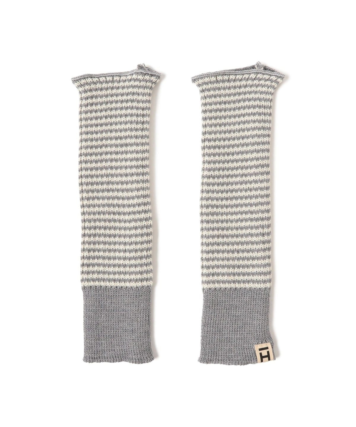 �y �ʒ� �zHEIMAT TEXTIL �n�C�}�[�g �e�L�X�^�C�� / Fine Stripe Leg Gaiter ���b�O�E�F�A MEN Seashell ONE SIZE