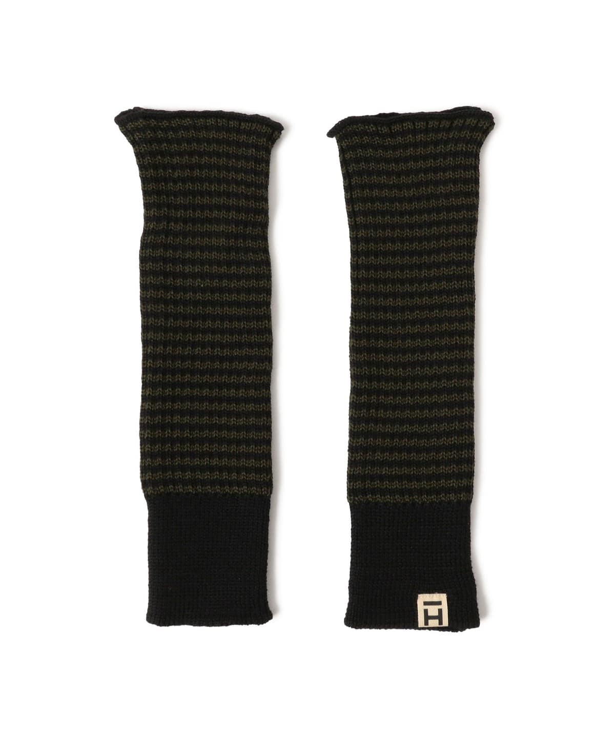 �y �ʒ� �zHEIMAT TEXTIL �n�C�}�[�g �e�L�X�^�C�� / Fine Stripe Leg Gaiter ���b�O�E�F�A MEN Military Green ONE SIZE