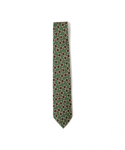 Silk Tie Square Print